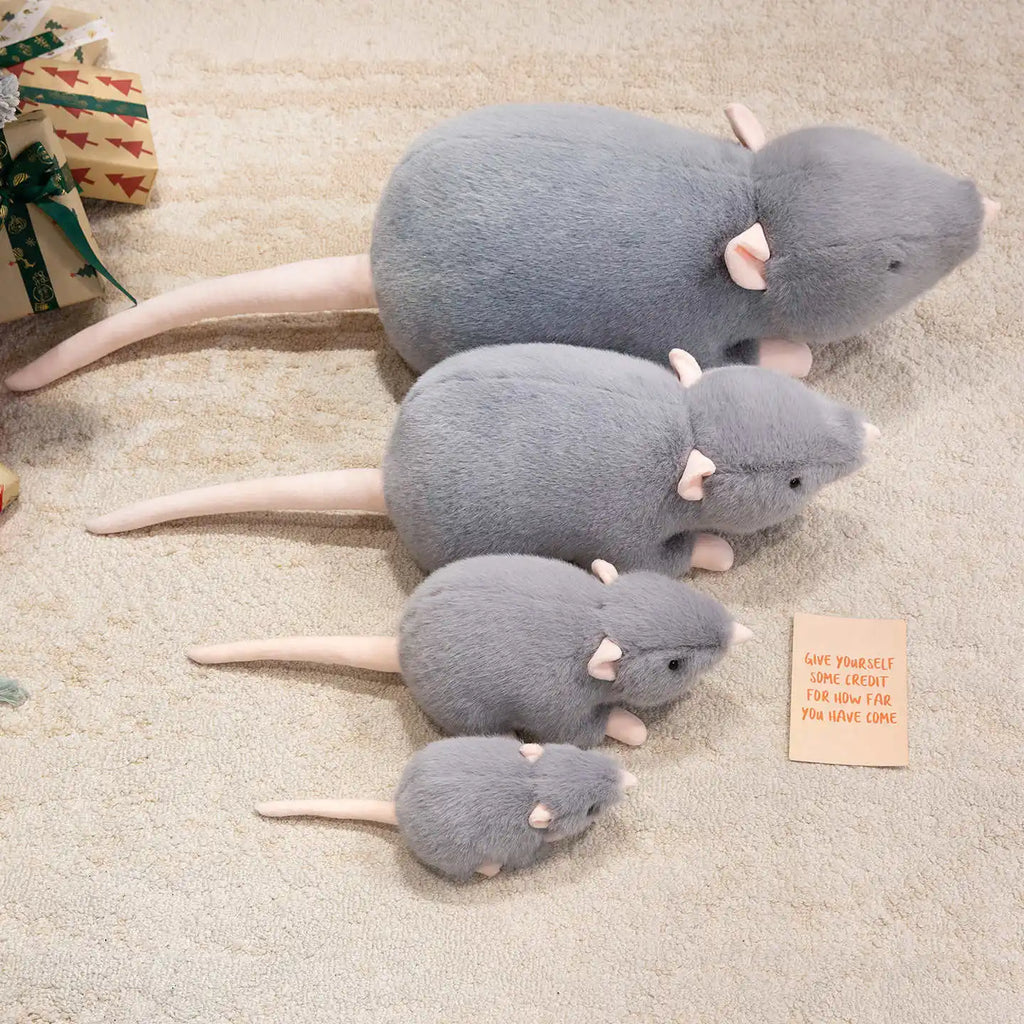 New Soft Plush Simulation Mouse Doll Stuffed Rat Toy Party Pop Birthday Gift Zoo Souvenir