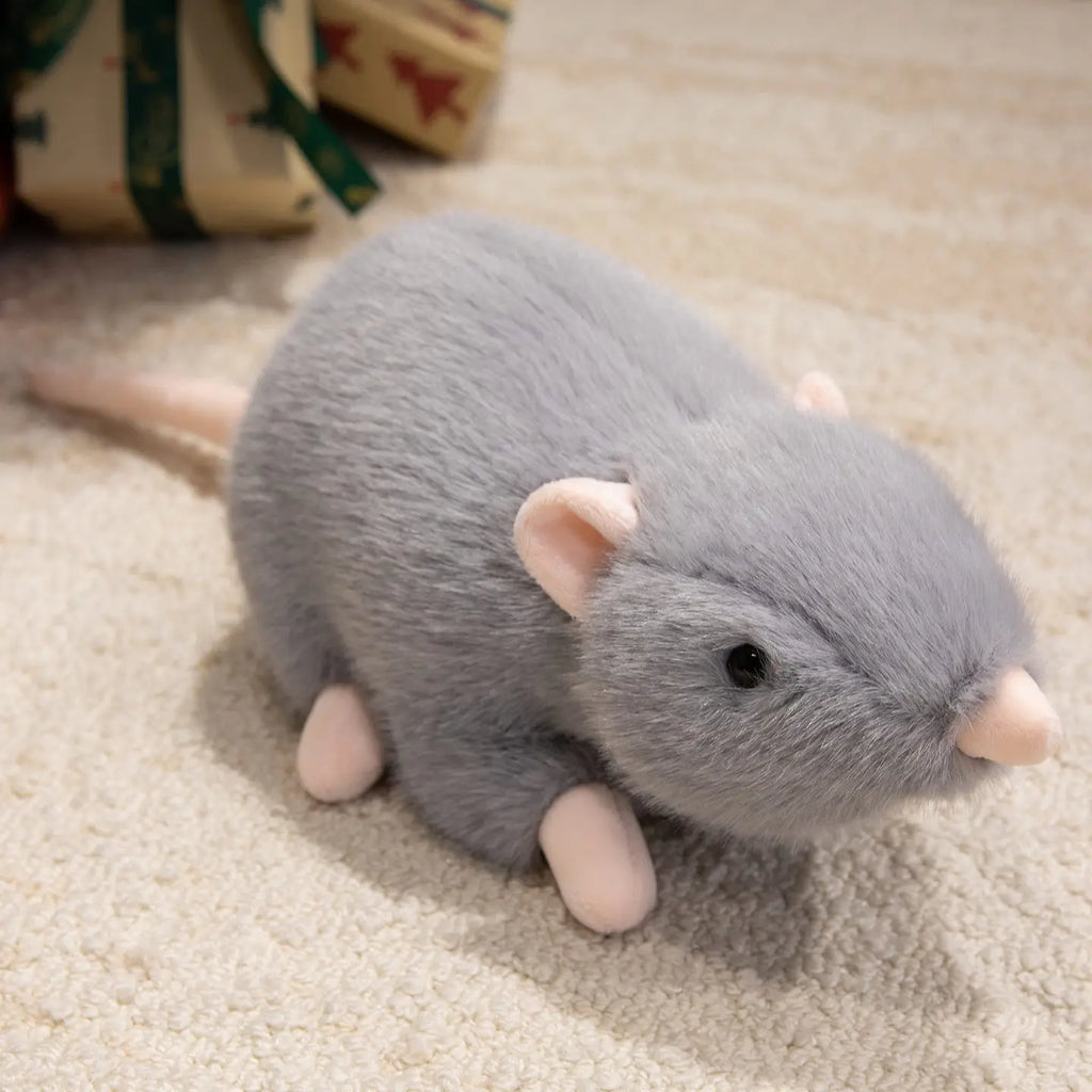 New Soft Plush Simulation Mouse Doll Stuffed Rat Toy Party Pop Birthday Gift Zoo Souvenir